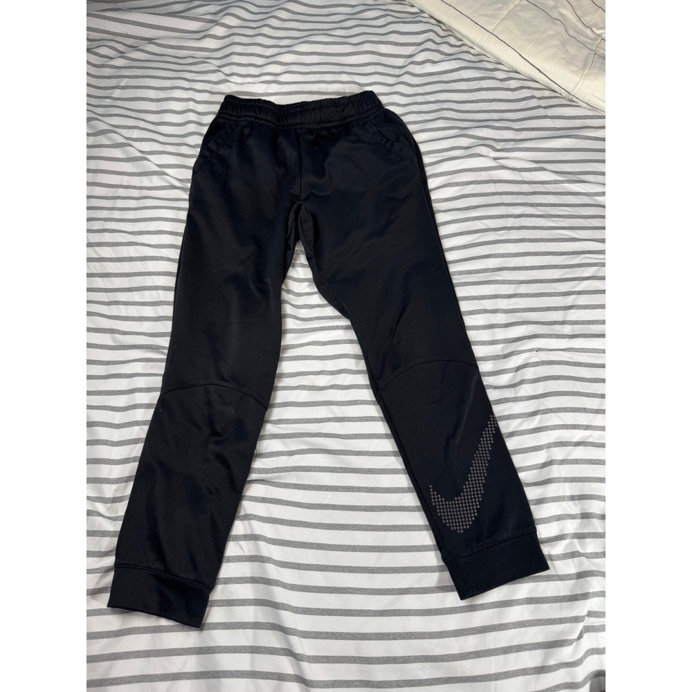 Nike Dri-FIT Black Jogger Pants Dotted Swoosh BV3864-011 Size Medium Sportswear
